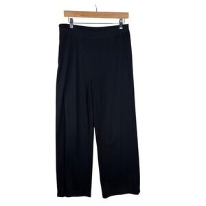Misook Elastic Waist Pull On Knit Pants size Medium‎ Black